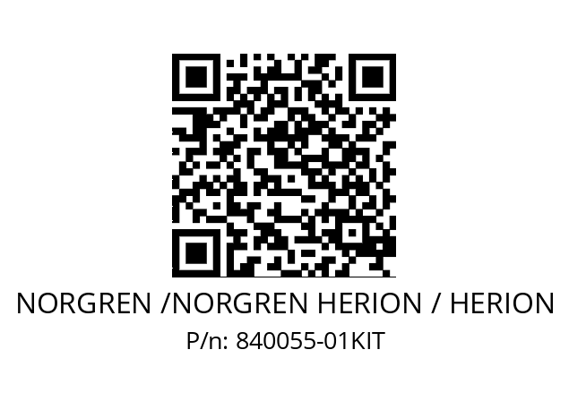   NORGREN /NORGREN HERION / HERION 840055-01KIT