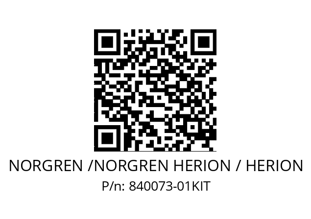   NORGREN /NORGREN HERION / HERION 840073-01KIT