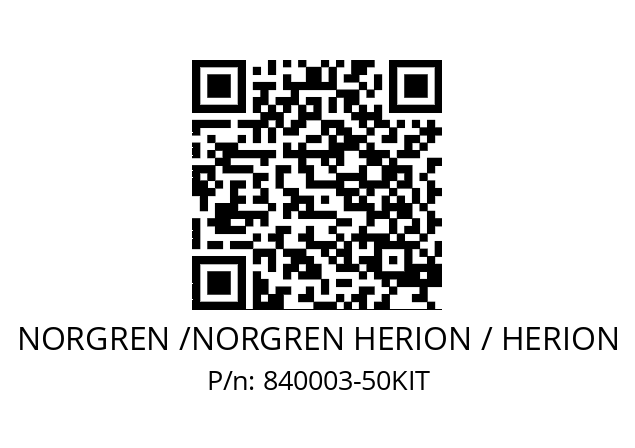   NORGREN /NORGREN HERION / HERION 840003-50KIT