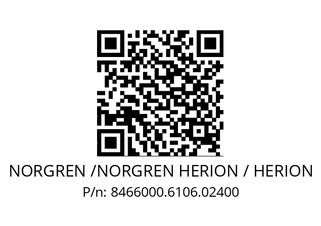   NORGREN /NORGREN HERION / HERION 8466000.6106.02400