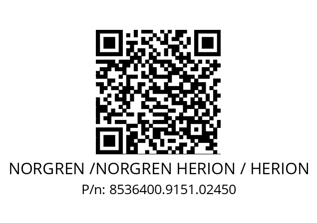   NORGREN /NORGREN HERION / HERION 8536400.9151.02450