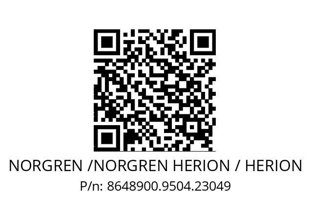   NORGREN /NORGREN HERION / HERION 8648900.9504.23049