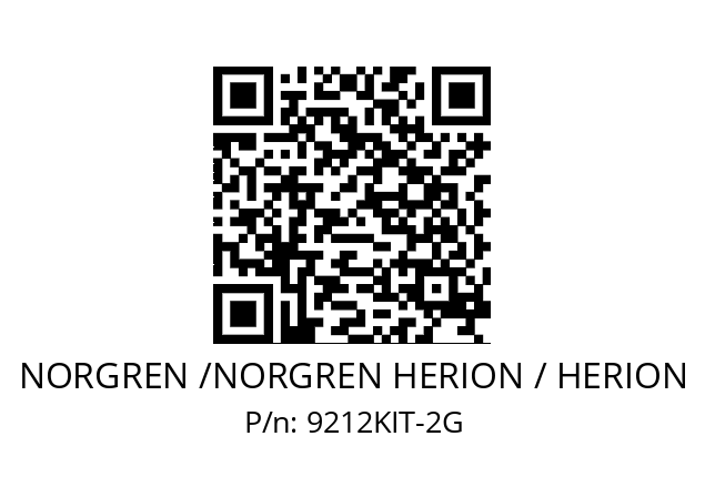   NORGREN /NORGREN HERION / HERION 9212KIT-2G