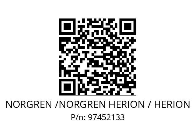   NORGREN /NORGREN HERION / HERION 97452133