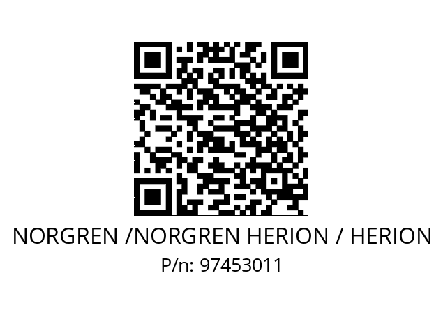   NORGREN /NORGREN HERION / HERION 97453011