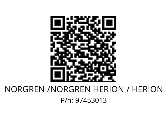   NORGREN /NORGREN HERION / HERION 97453013