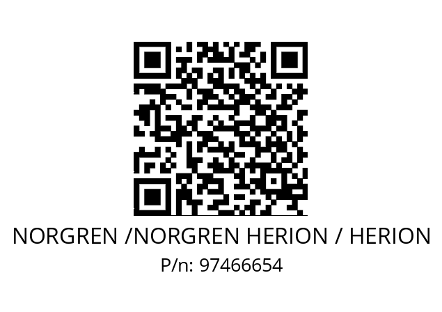   NORGREN /NORGREN HERION / HERION 97466654