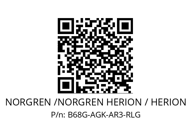 Filter regulator  NORGREN /NORGREN HERION / HERION B68G-AGK-AR3-RLG