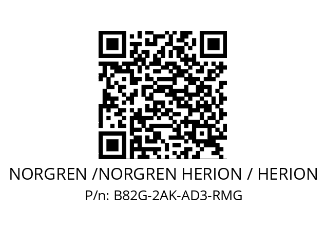 Filter regulator  NORGREN /NORGREN HERION / HERION B82G-2AK-AD3-RMG