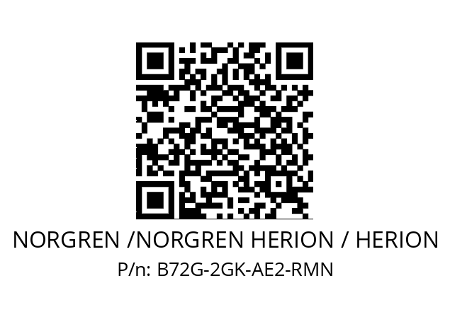 Filter regulator  NORGREN /NORGREN HERION / HERION B72G-2GK-AE2-RMN