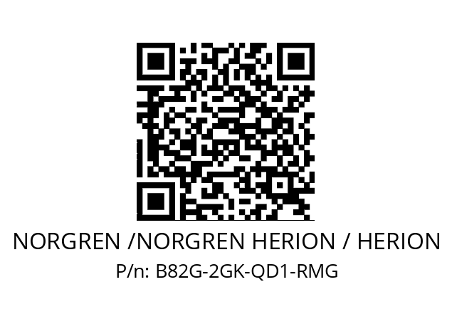 Filter regulator  NORGREN /NORGREN HERION / HERION B82G-2GK-QD1-RMG