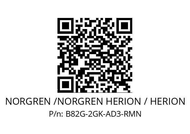 Filter regulator  NORGREN /NORGREN HERION / HERION B82G-2GK-AD3-RMN