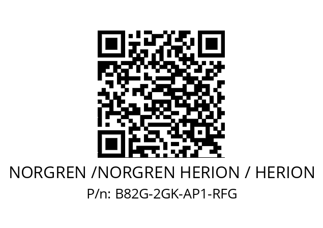 Filter regulator  NORGREN /NORGREN HERION / HERION B82G-2GK-AP1-RFG