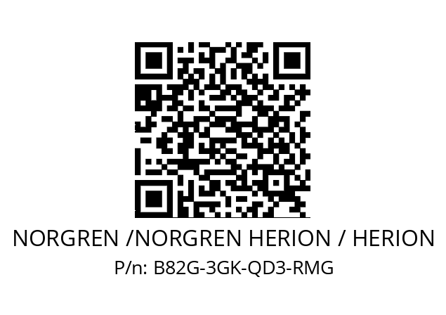 Filter regulator  NORGREN /NORGREN HERION / HERION B82G-3GK-QD3-RMG