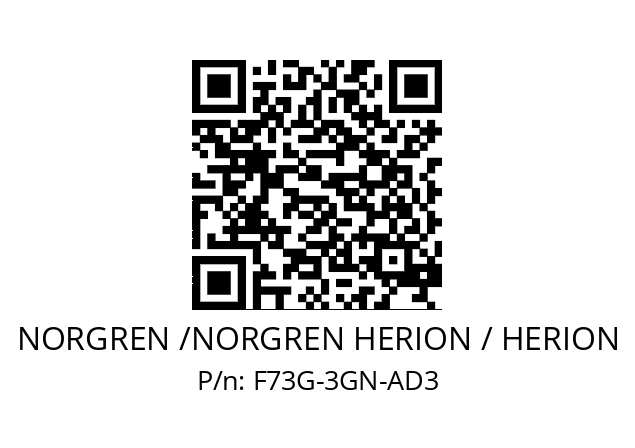 Filter  NORGREN /NORGREN HERION / HERION F73G-3GN-AD3