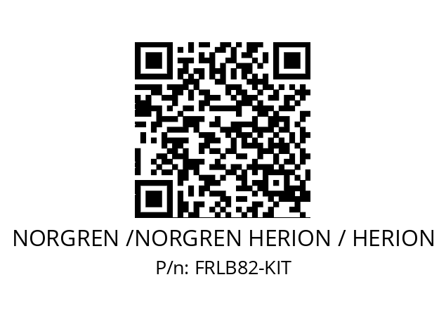   NORGREN /NORGREN HERION / HERION FRLB82-KIT