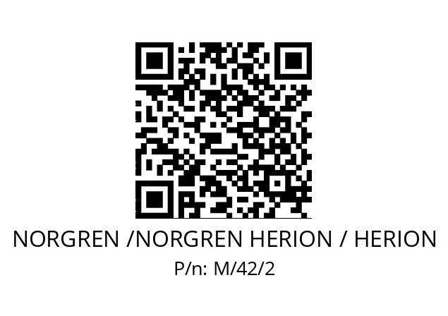   NORGREN /NORGREN HERION / HERION M/42/2