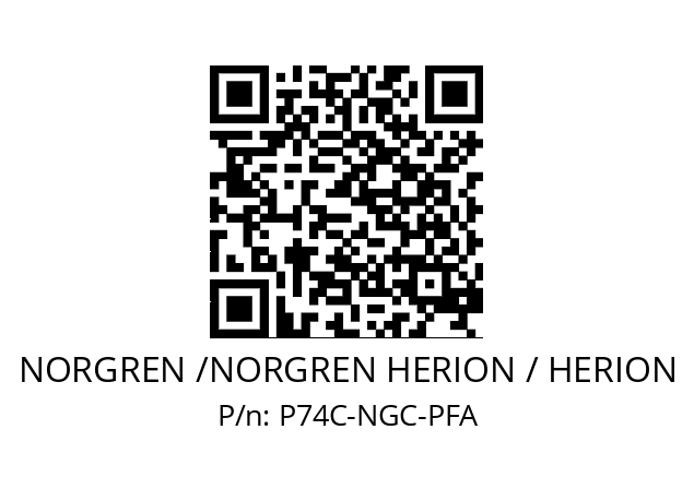   NORGREN /NORGREN HERION / HERION P74C-NGC-PFA