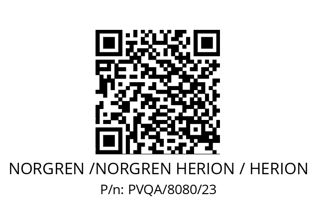   NORGREN /NORGREN HERION / HERION PVQA/8080/23