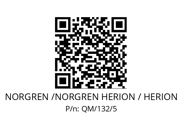   NORGREN /NORGREN HERION / HERION QM/132/5