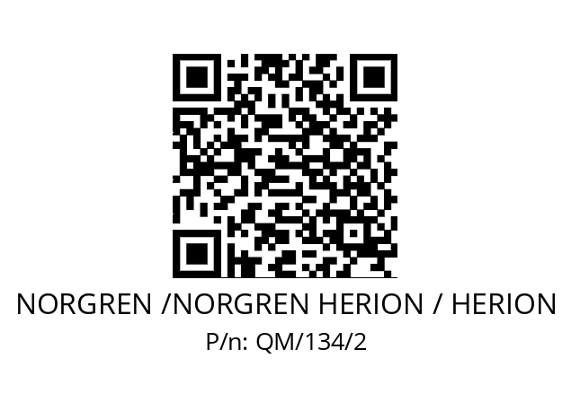   NORGREN /NORGREN HERION / HERION QM/134/2