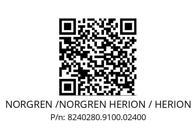   NORGREN /NORGREN HERION / HERION 8240280.9100.02400