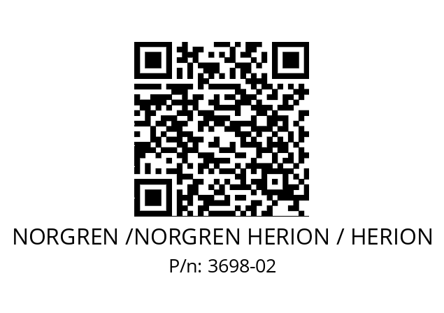   NORGREN /NORGREN HERION / HERION 3698-02