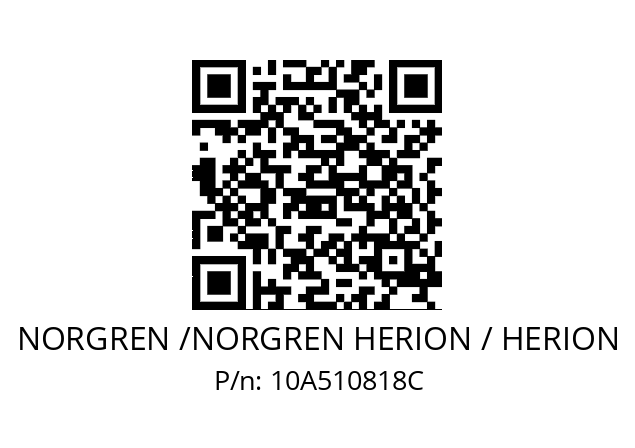   NORGREN /NORGREN HERION / HERION 10A510818C