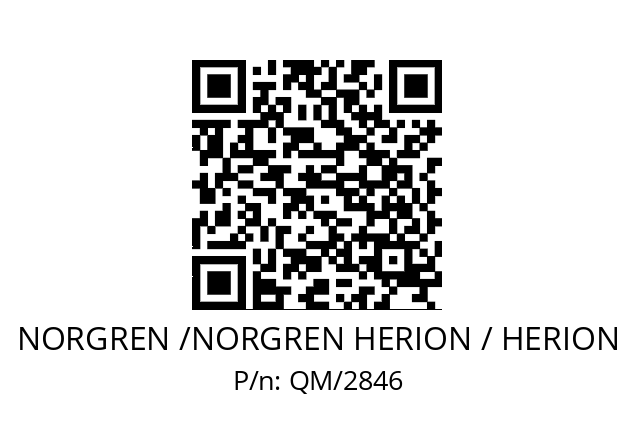   NORGREN /NORGREN HERION / HERION QM/2846