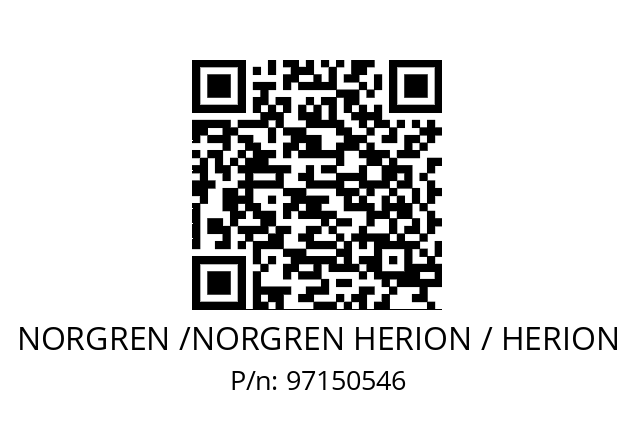   NORGREN /NORGREN HERION / HERION 97150546