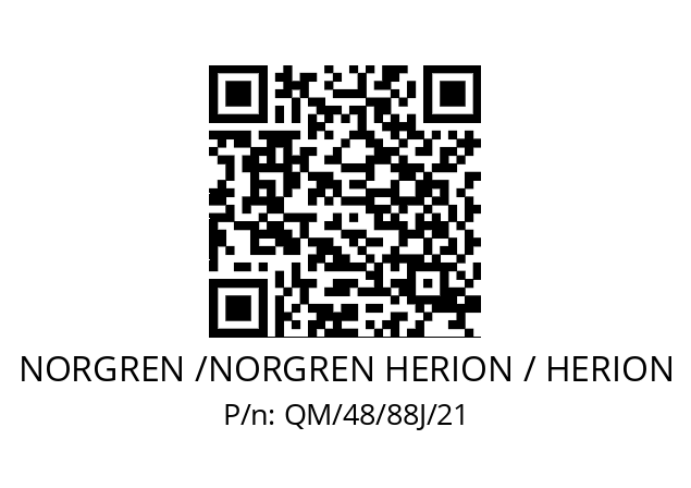   NORGREN /NORGREN HERION / HERION QM/48/88J/21