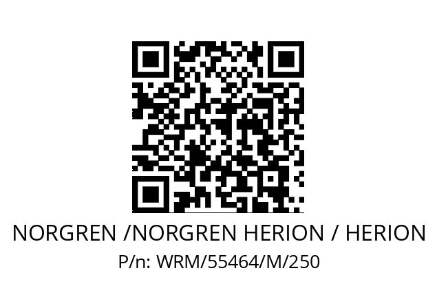   NORGREN /NORGREN HERION / HERION WRM/55464/M/250