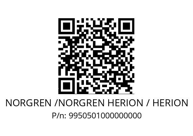   NORGREN /NORGREN HERION / HERION 9950501000000000