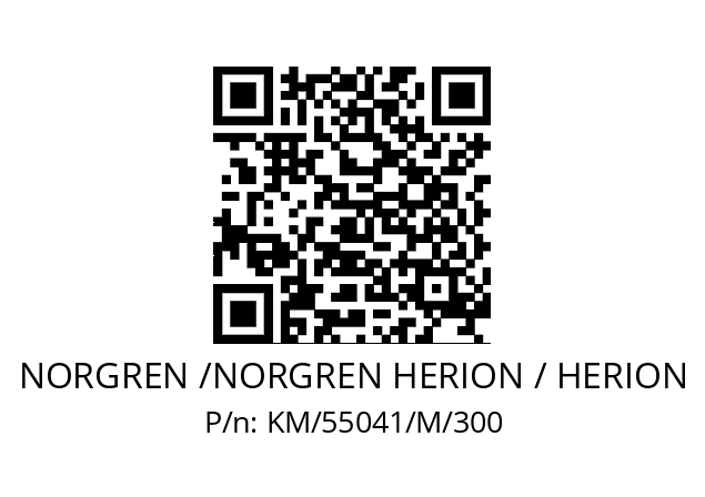   NORGREN /NORGREN HERION / HERION KM/55041/M/300