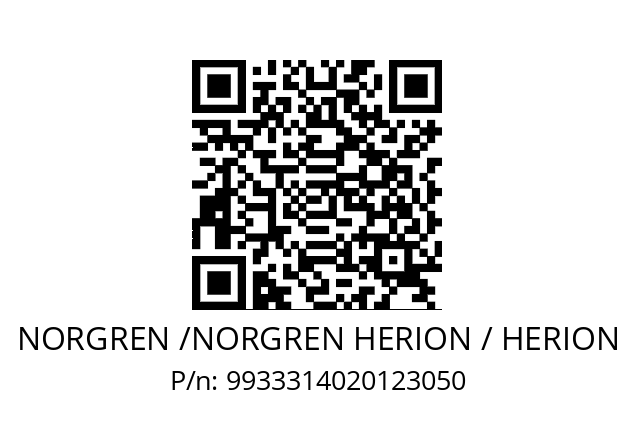   NORGREN /NORGREN HERION / HERION 9933314020123050