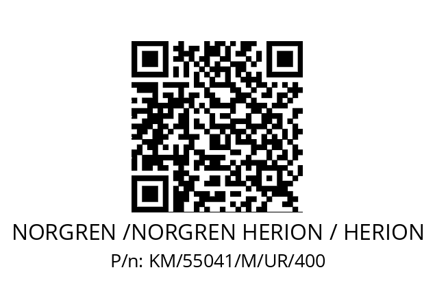   NORGREN /NORGREN HERION / HERION KM/55041/M/UR/400