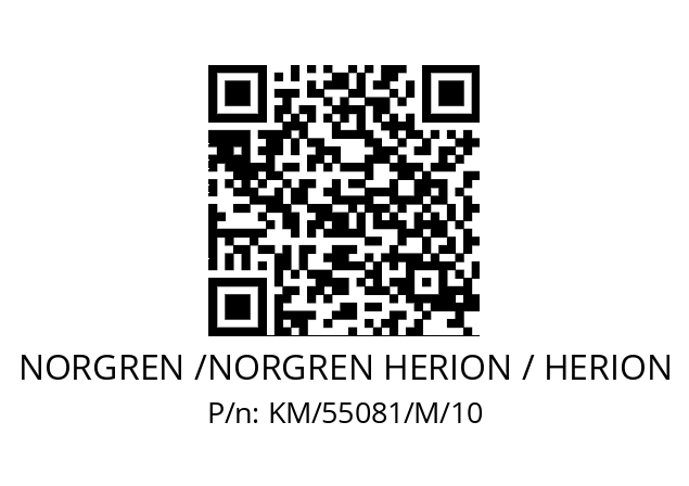   NORGREN /NORGREN HERION / HERION KM/55081/M/10