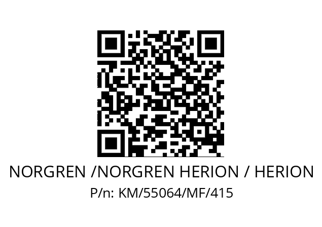   NORGREN /NORGREN HERION / HERION KM/55064/MF/415