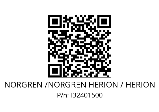   NORGREN /NORGREN HERION / HERION I32401500