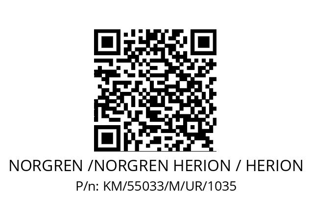   NORGREN /NORGREN HERION / HERION KM/55033/M/UR/1035