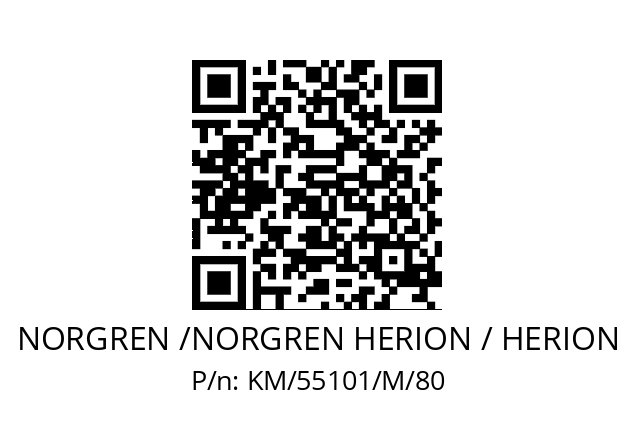   NORGREN /NORGREN HERION / HERION KM/55101/M/80