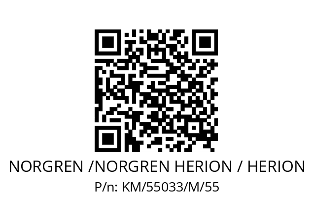   NORGREN /NORGREN HERION / HERION KM/55033/M/55