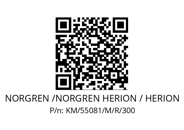   NORGREN /NORGREN HERION / HERION KM/55081/M/R/300