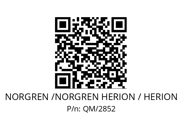   NORGREN /NORGREN HERION / HERION QM/2852