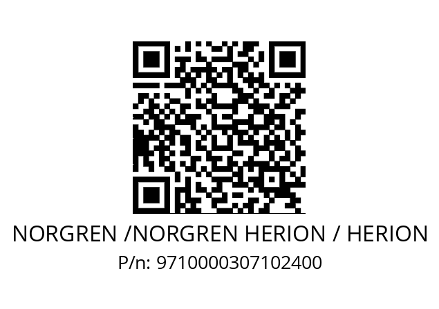   NORGREN /NORGREN HERION / HERION 9710000307102400