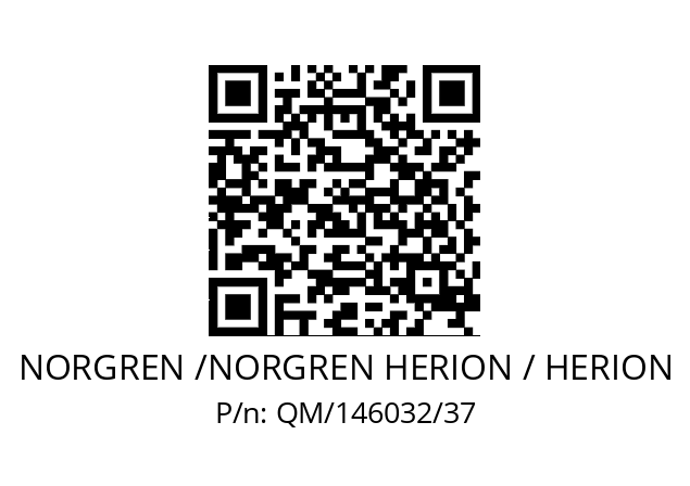   NORGREN /NORGREN HERION / HERION QM/146032/37