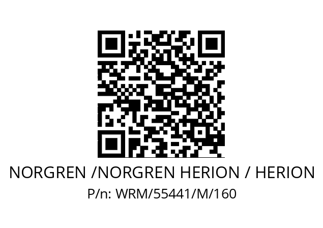   NORGREN /NORGREN HERION / HERION WRM/55441/M/160