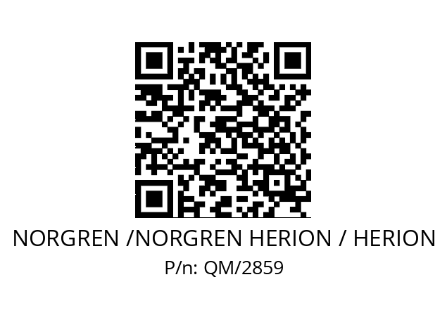   NORGREN /NORGREN HERION / HERION QM/2859