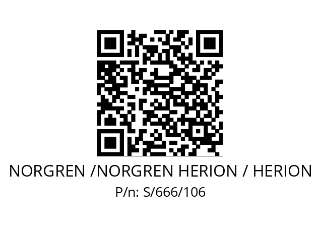   NORGREN /NORGREN HERION / HERION S/666/106