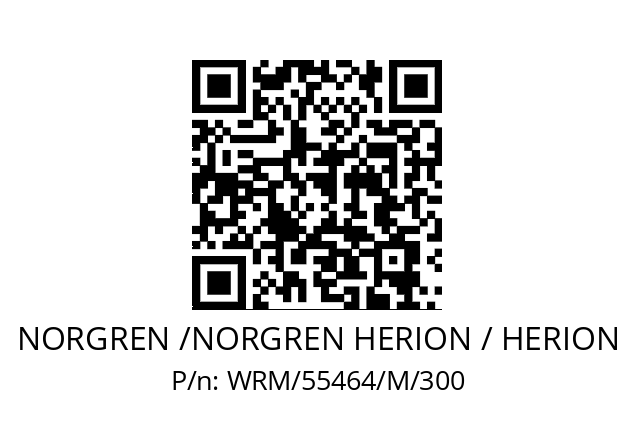   NORGREN /NORGREN HERION / HERION WRM/55464/M/300